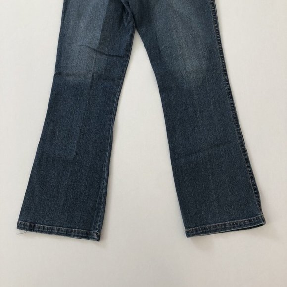 Esprit Jenas Women's 16 Blue Boot Cut Denim Pants Reg Fit Size 26x30 - Picture 10 of 16